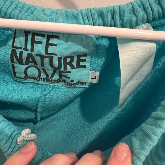 Teal Free City Sweatpants - Picture 2 of 4